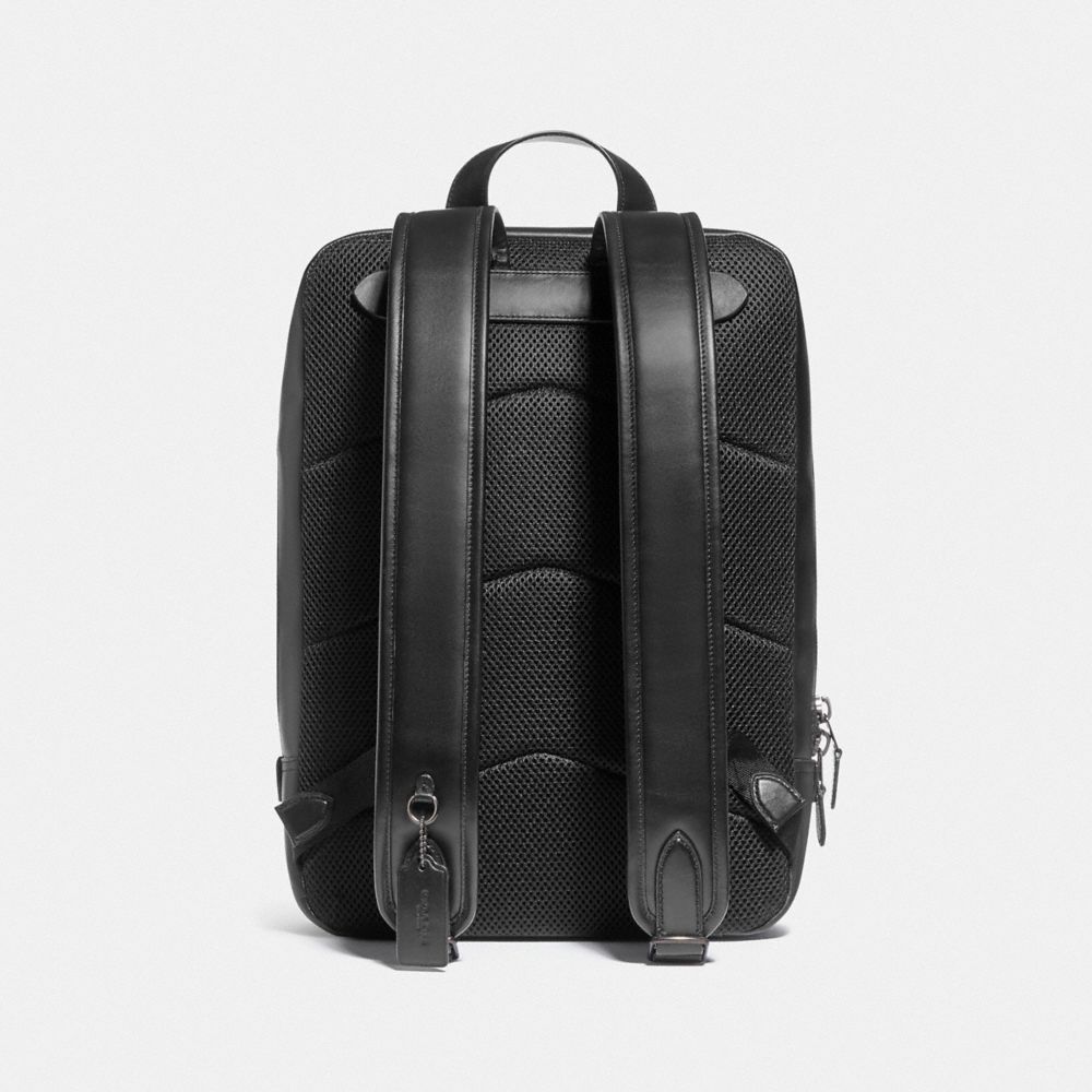 Backpack HULO | Black leather