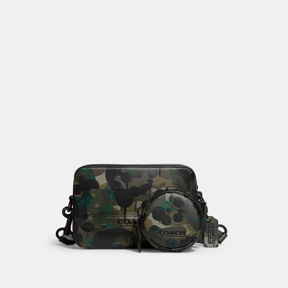 COACH®  Charter Crossbody With Hybrid Pouch With Camo Print