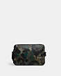 COACH®,CHARTER CROSSBODY WITH HYBRID POUCH WITH CAMO PRINT,Pebble Leather,Mini,Green/Blue,Back View
