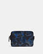 COACH®,CHARTER CROSSBODY WITH HYBRID POUCH WITH CAMO PRINT,Pebble Leather,Mini,Blue/Midnight Navy,Back View