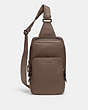COACH®,GOTHAM PACK,Cuir galet/cuir lisse,Pierre sombre,Front View
