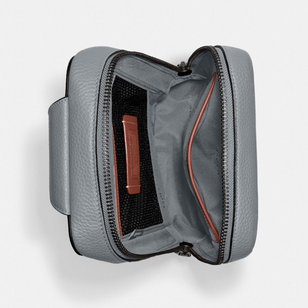 COACH®,ゴッサム パック,メッセンジャー&ボディバッグ,ｸﾞﾚｰ ﾌﾞﾙｰ