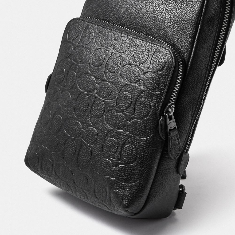 COACH®,Gotham Pack In Signature Leather,,Closer View
