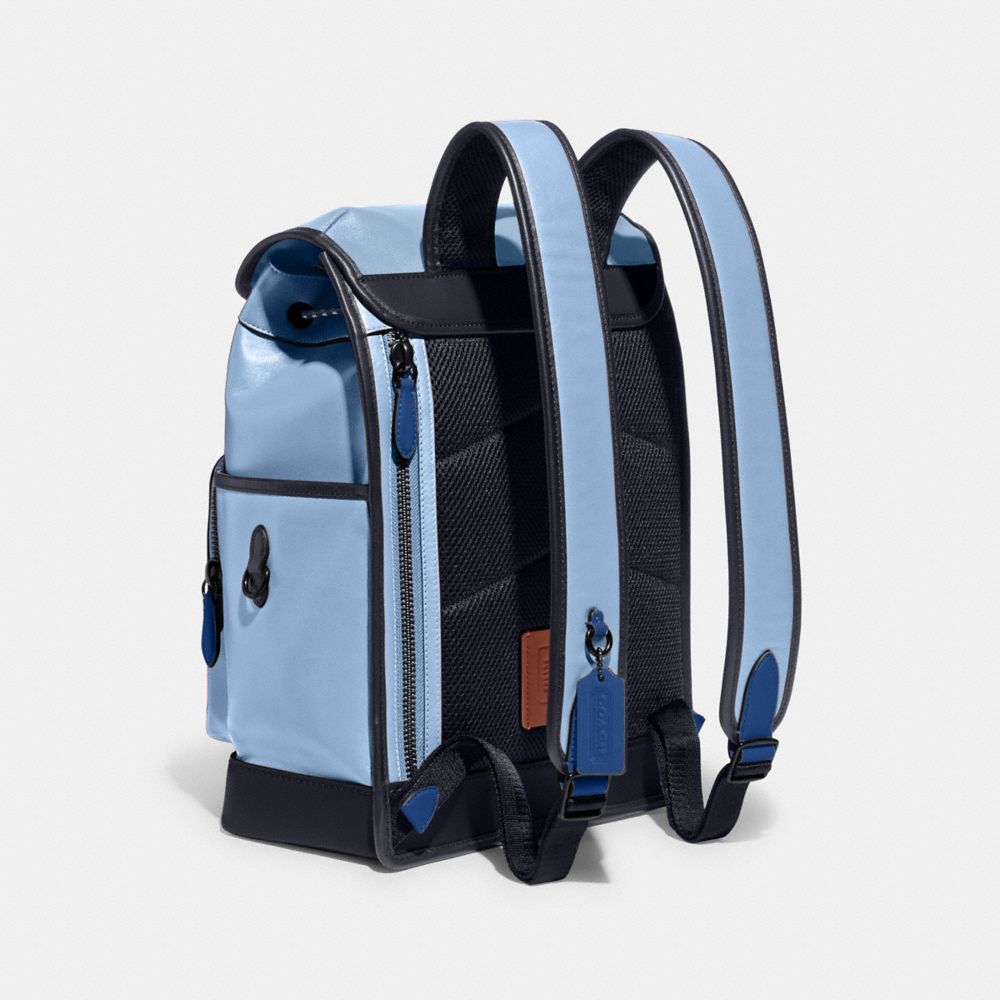 COACH® | League Flap Backpack In Colorblock