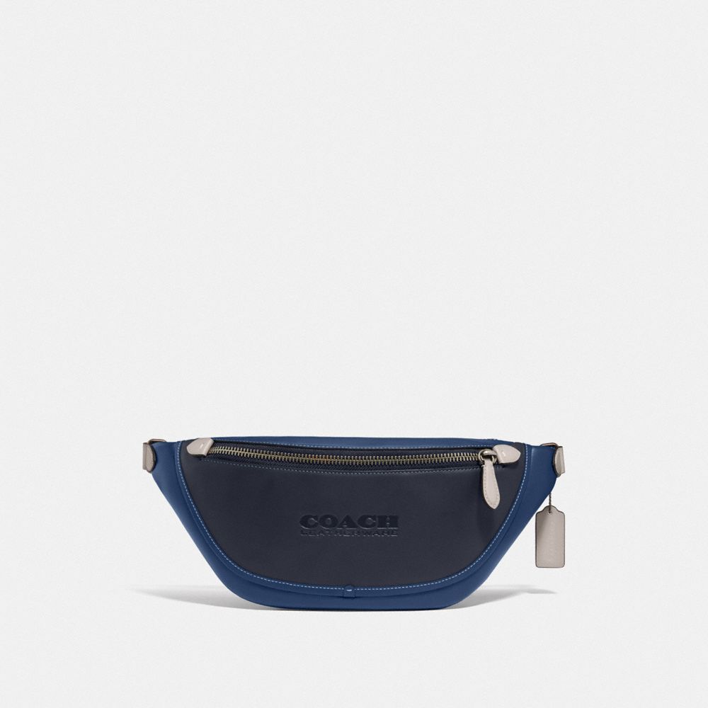 Blue coach fanny pack sale