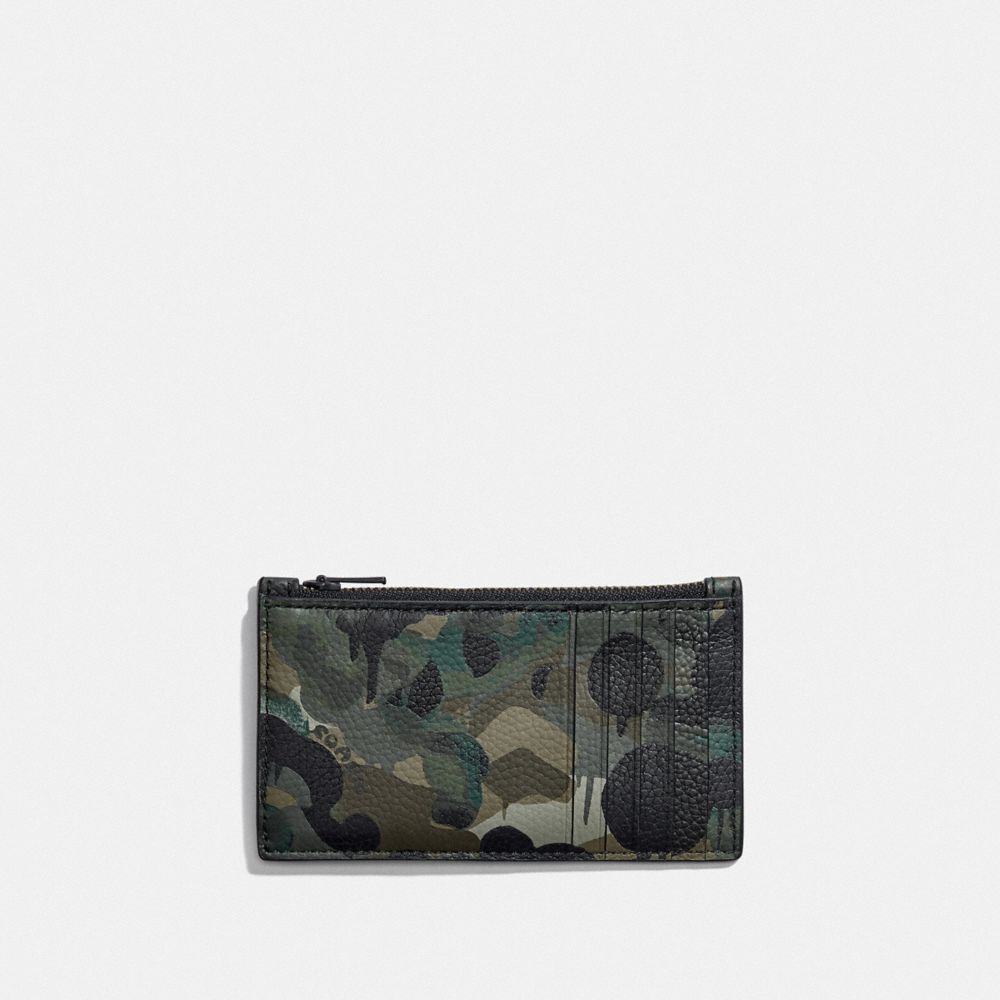 Coach camo 2024 wallet