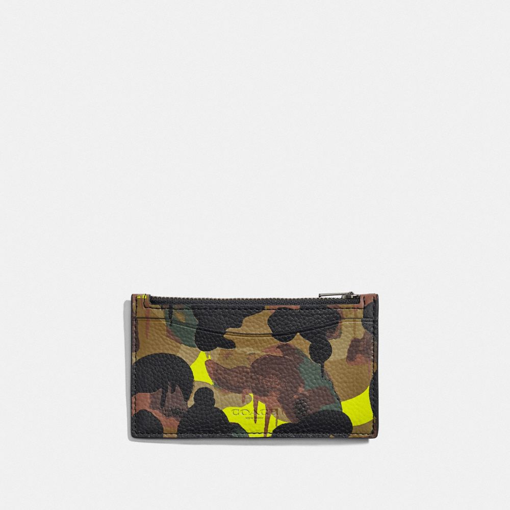 Coach men's best sale camouflage wallets