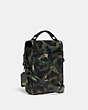 COACH®,TABBY CROSSBODY WITH CAMO PRINT,Pebble Leather,Small,Matte Black/Green/Blue,Angle View