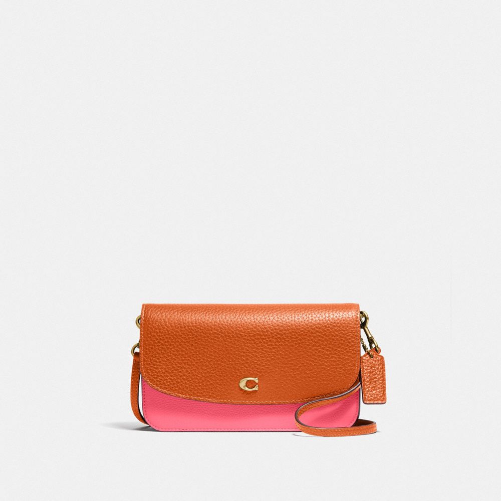 COACH Cassie Crossbody 19 In Colorblock in Pink