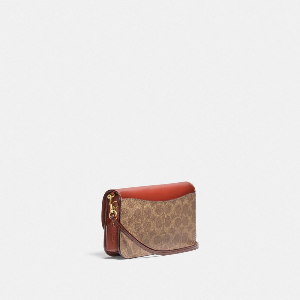 Coach Hayden Monogram Canvas Clutch Crossbody Bag