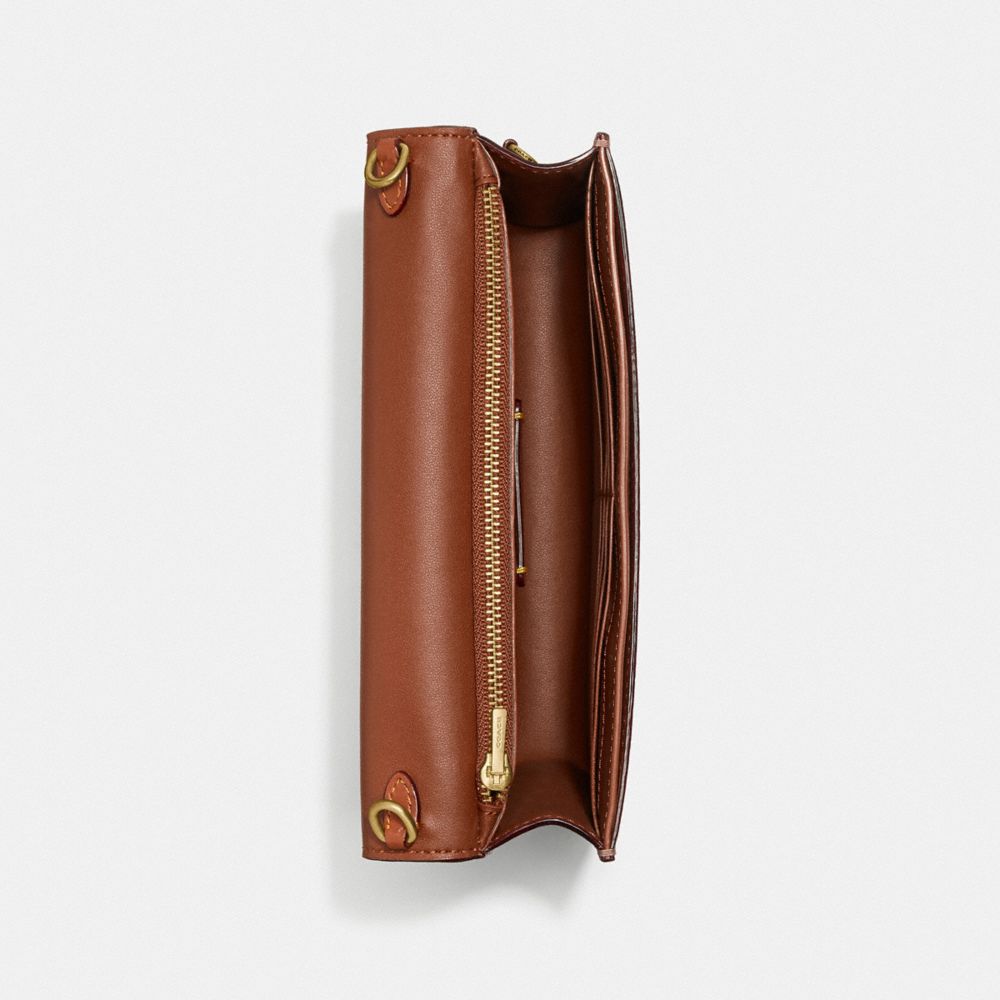 COACH®,Hayden Crossbody Bag In Signature Canvas,,Inside View,Top View