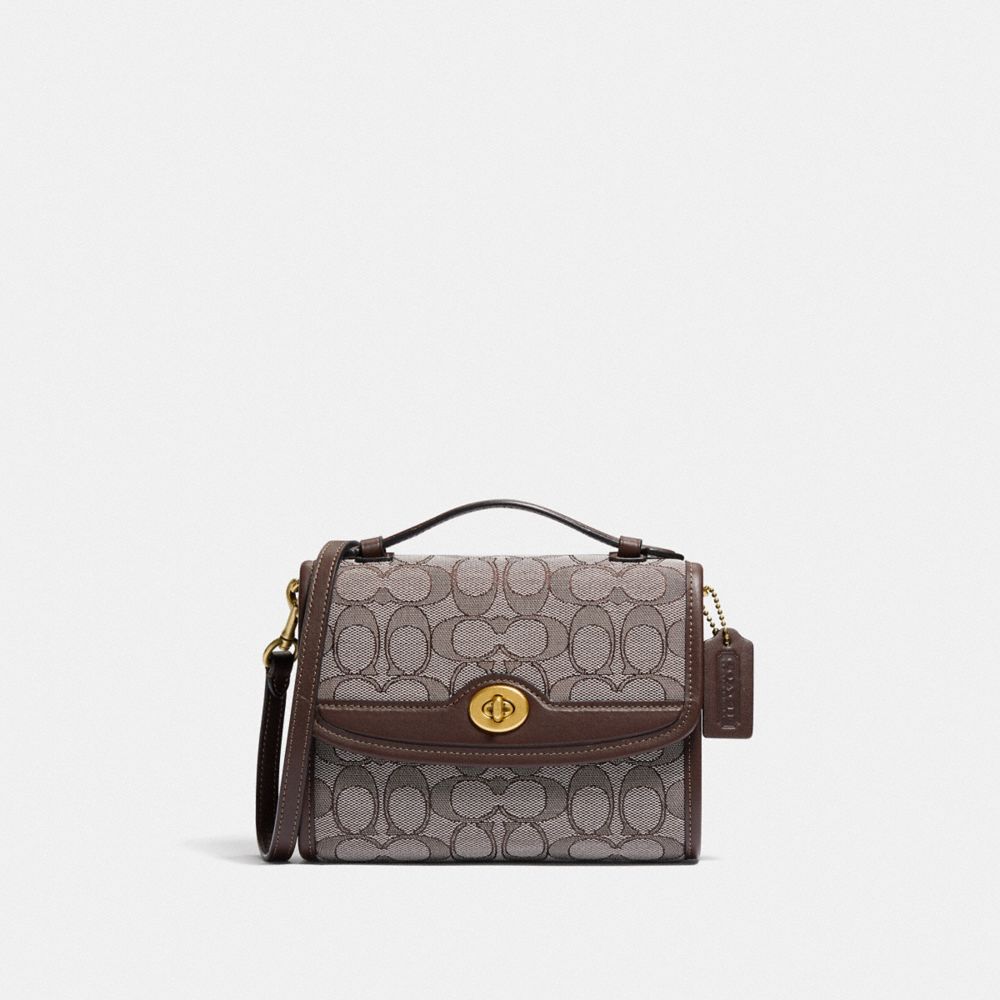 【美品】COACH バックパック ミニ シグネチャーターンロック