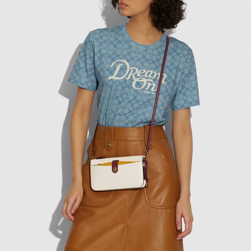 COACH®,ノア ポップアップ メッセンジャー カラーブロック,財布バッグ＆モバイルショルダー,ﾌﾞﾗｽ/ﾁｮｰｸ ﾏﾙﾁ