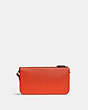 COACH®,NOA POP-UP MESSENGER IN COLORBLOCK,Pebble Leather,Mini,Brass/Red Orange Multi,Back View