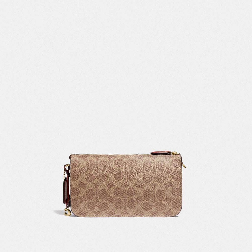 COACH®,Noa Pop Up Messenger In Signature Canvas,,Back View