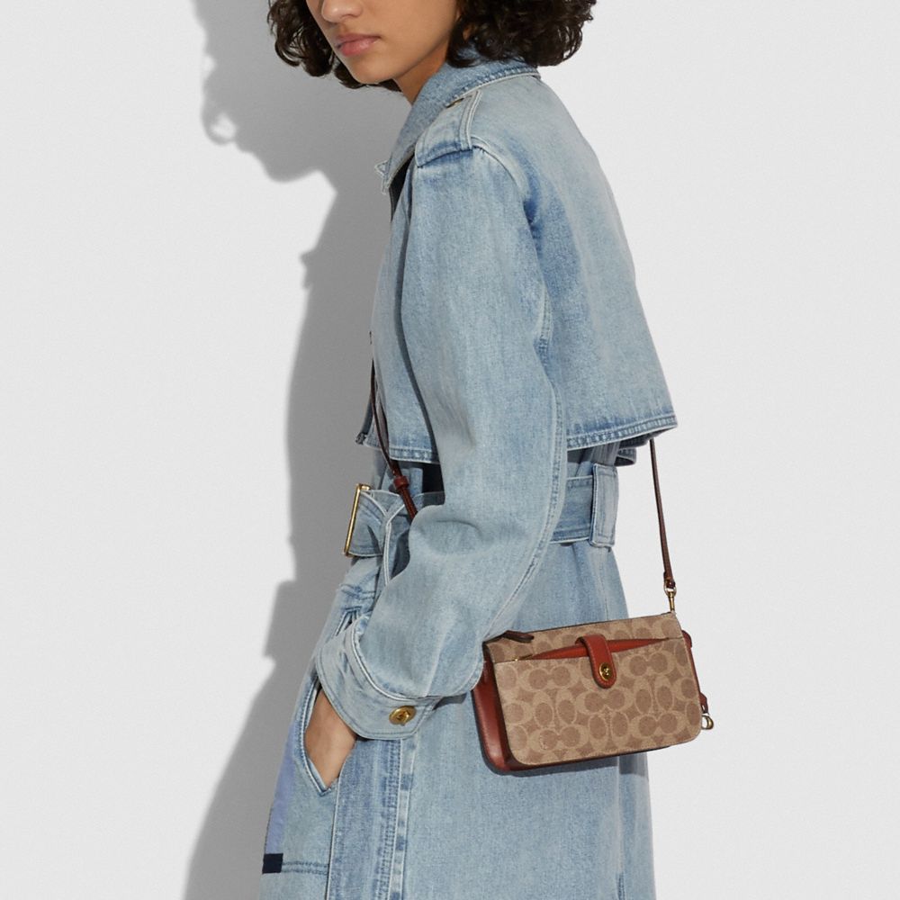 COACH®,Noa Pop Up Messenger In Signature Canvas,,Detail View