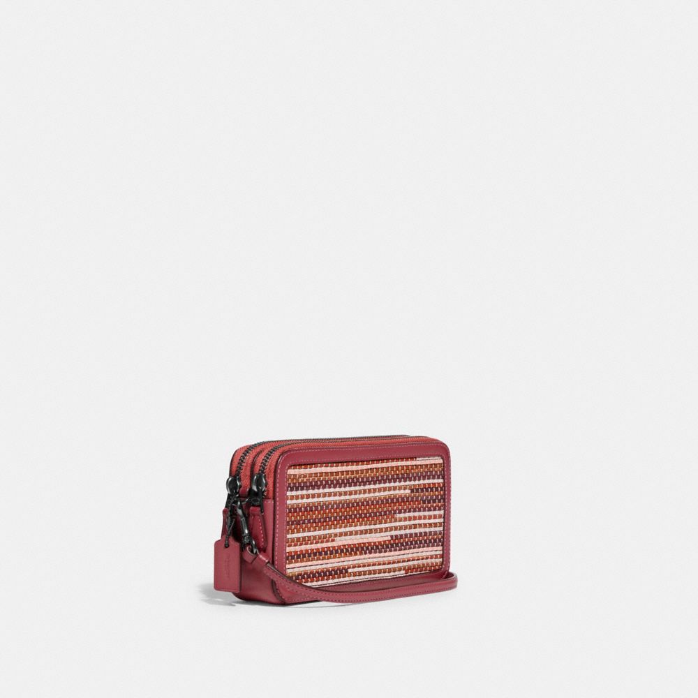 Kira Crossbody Bag In Upwoven Leather