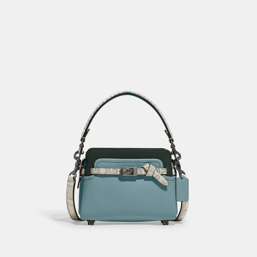 Tate 18 Crossbody With Snakeskin Detail