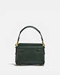 COACH®,TATE 18 CROSSBODY WITH WHIPSTITCH,Smooth Leather,Small,Brass/Amazon Green,Back View
