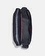 COACH®,HITCH CROSSBODY WITH VARSITY STRIPE,Pebble Leather/Smooth Leather/Suede,Medium,Black Copper/Midnight Navy Multi,Inside View,Top View