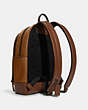 COACH®,THOMPSON BACKPACK,Pebbled Leather,Large,Gunmetal/Penny Multi,Angle View