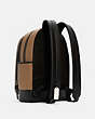 COACH®,THOMPSON BACKPACK,Pebbled Leather,Large,Gunmetal/Elm Multi,Angle View