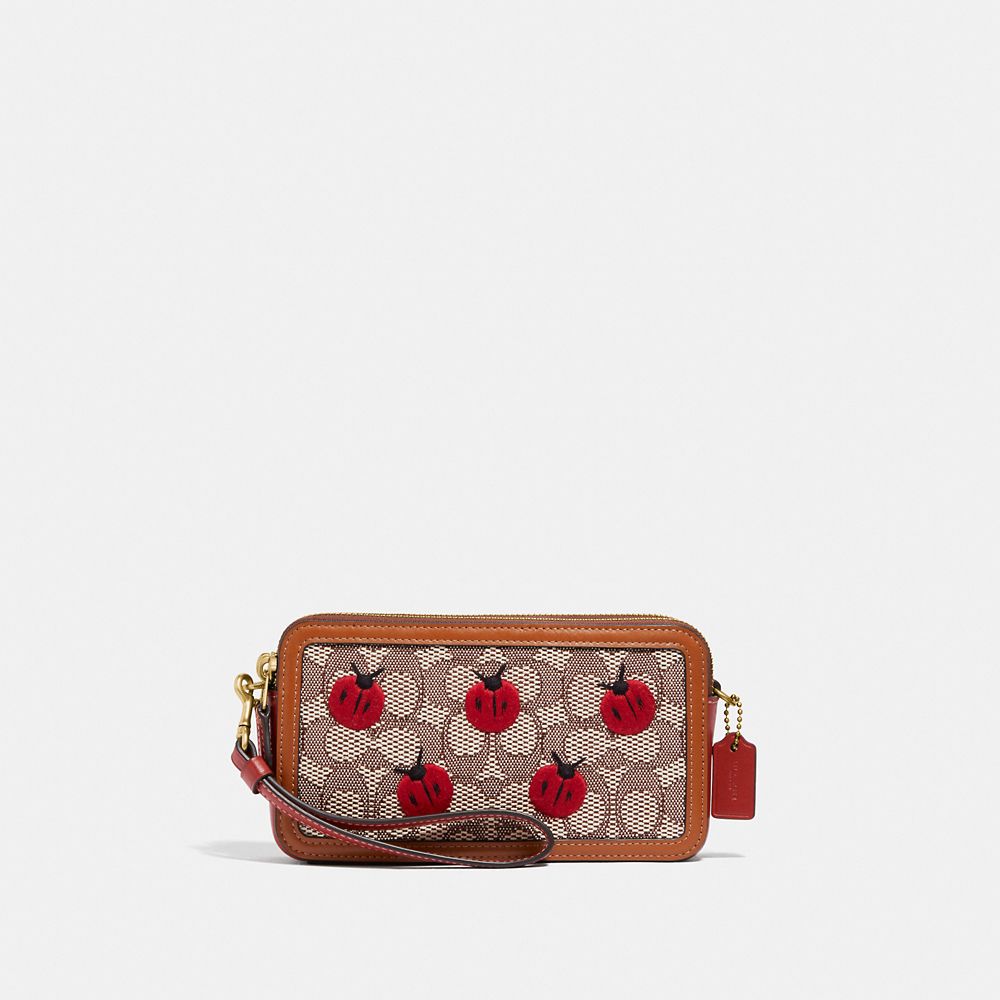 COACH®  Kira Crossbody In Signature Textile Jacquard With Ladybug Motif  Embroidery