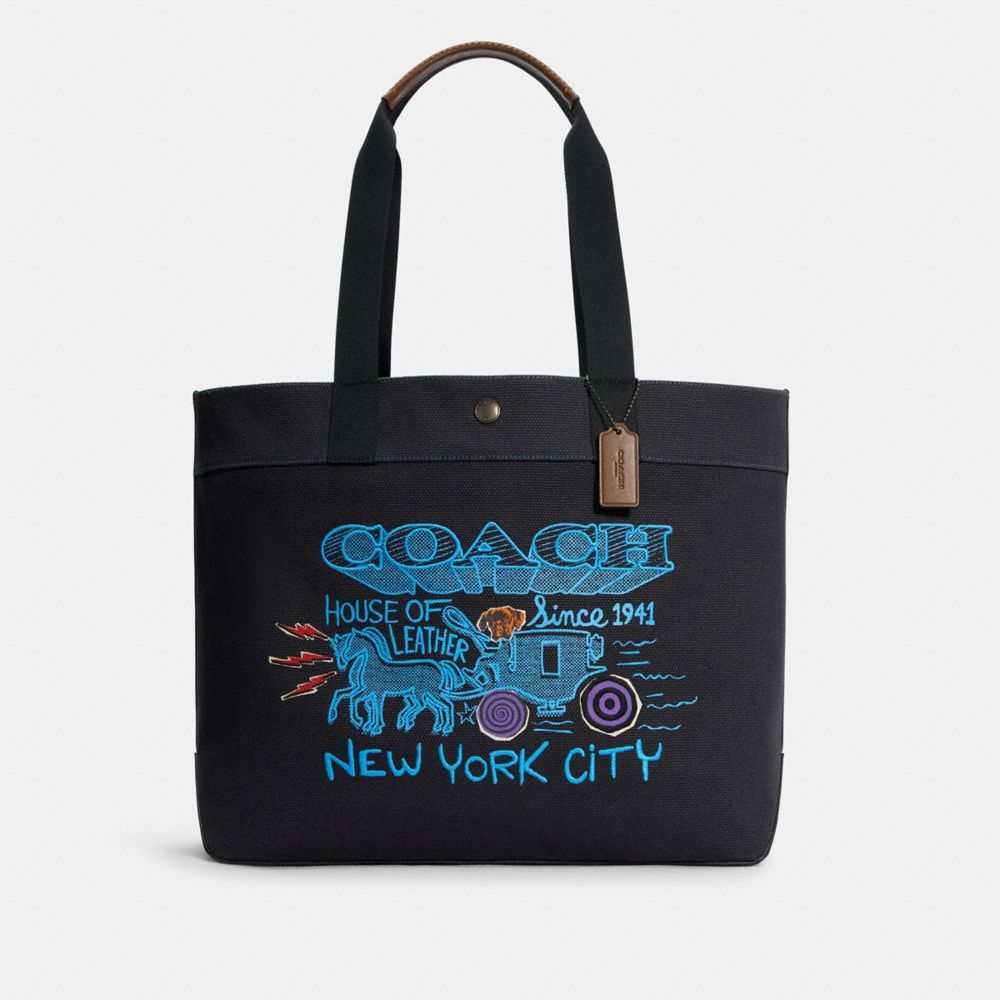 COACH® | Tote Bag 38 With Art School Graphic
