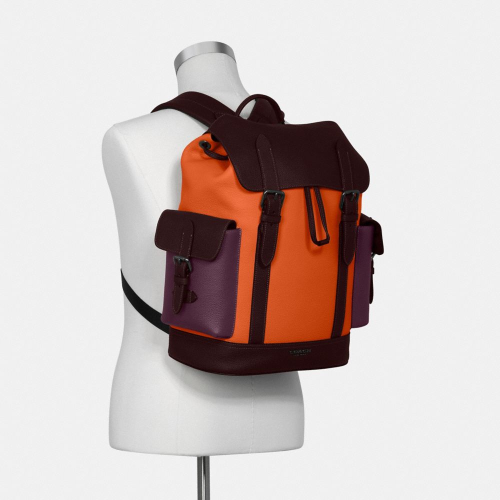 Hudson backpack sale in colorblock