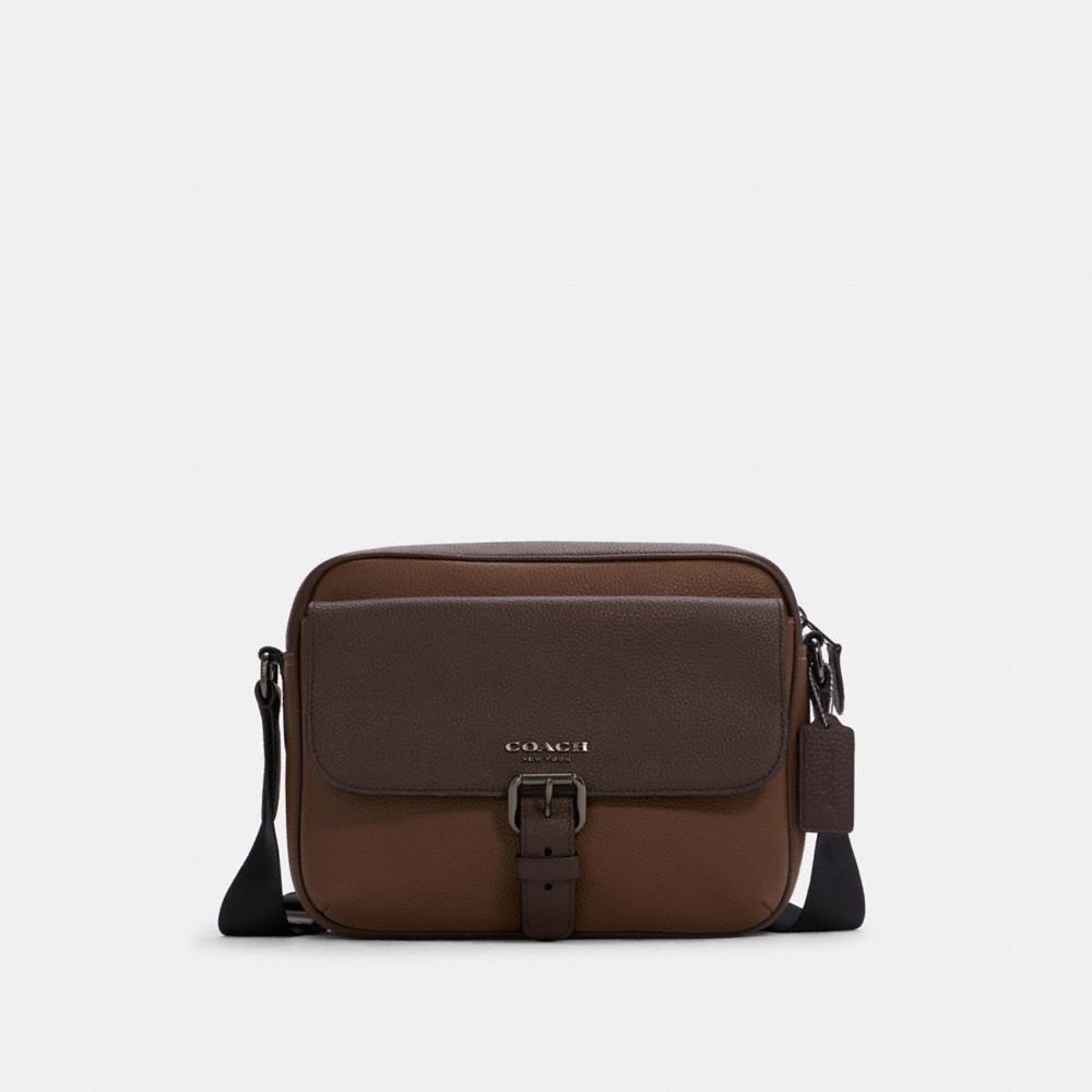 Hudson Crossbody Bag In Heritage Colorblock