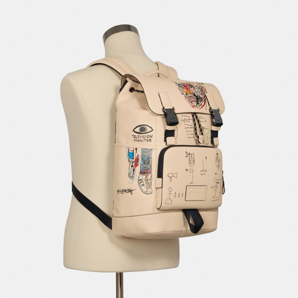 Coach jean michel basquiat backpack sale