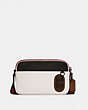 COACH®,GRAHAM CROSSBODY WITH COACH PATCH,Small,Gunmetal/Chalk Multi,Front View