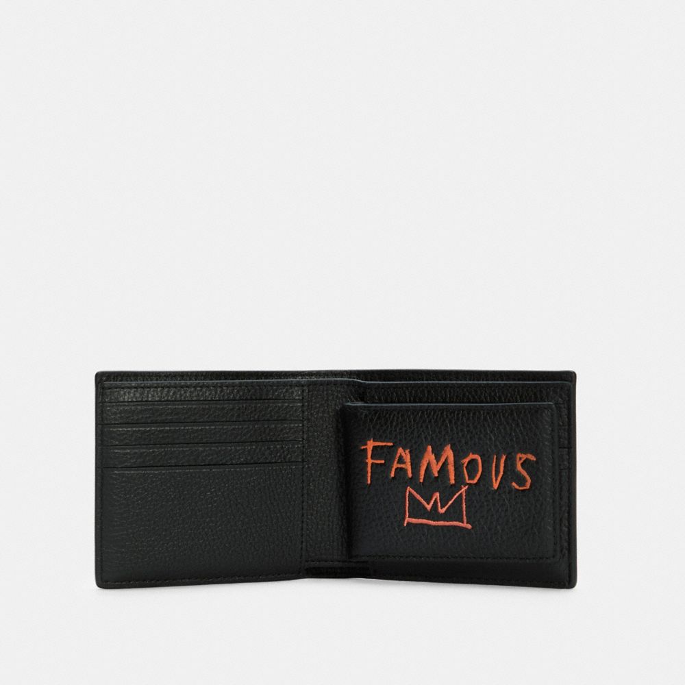 Coach x Jean Michel Basquiat Zip Card Case in Signature Canvas