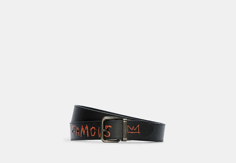 Coach X Jean Michel Basquiat Jeans Buckle Cut To Size Reversible Belt, 38 Mm