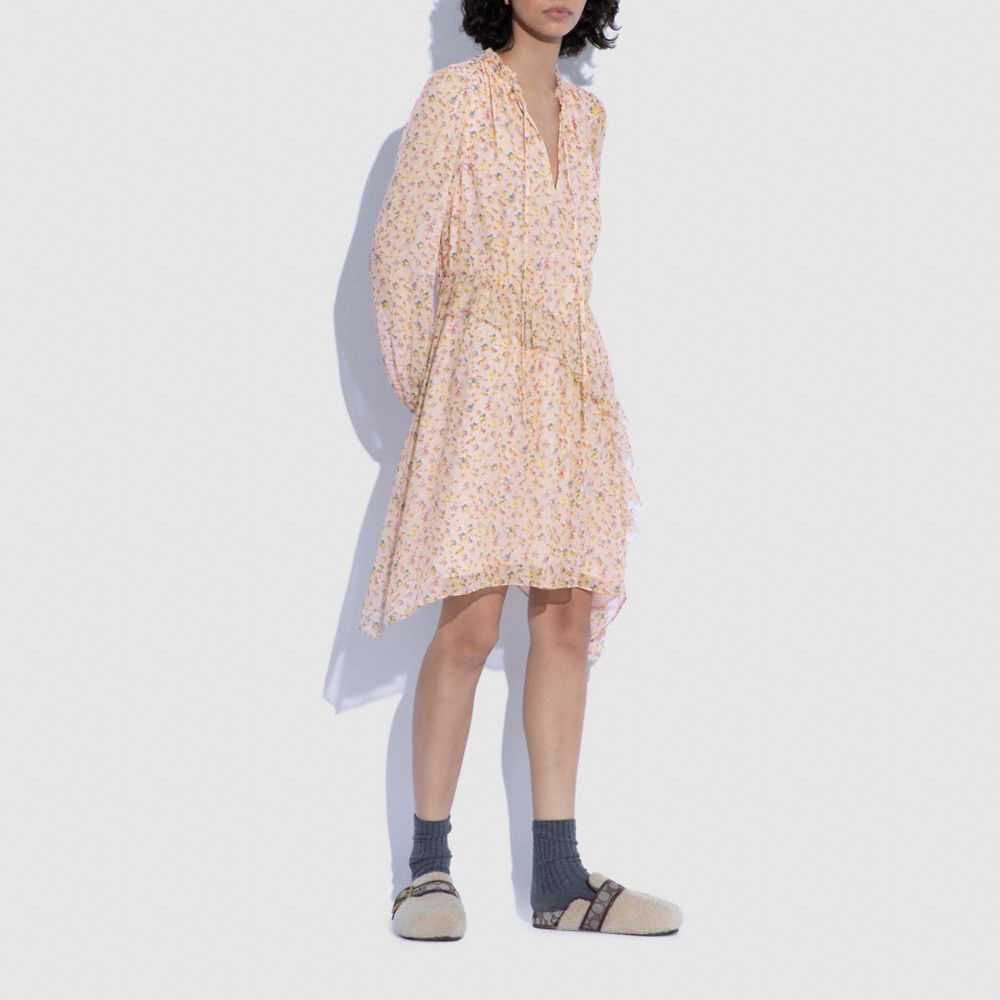 COACH®,プリンテッド ショート デイ ドレス,