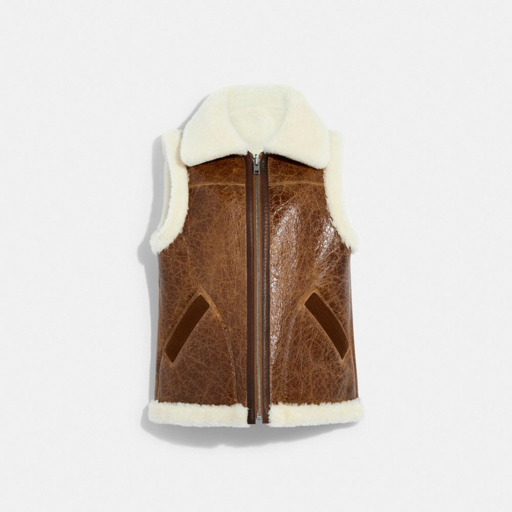 Reversible Shearling Vest | COACH®