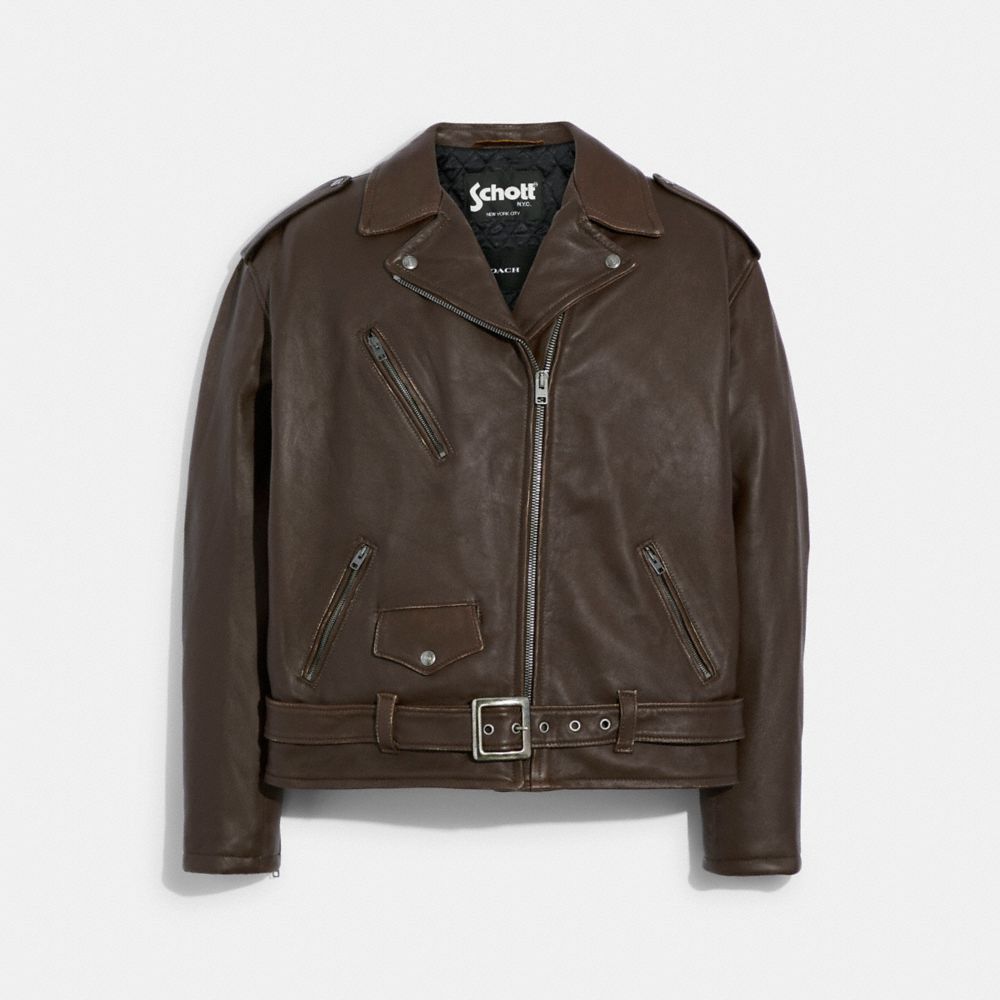 SCHOTT Perfecto Leather Biker Jacket for Men