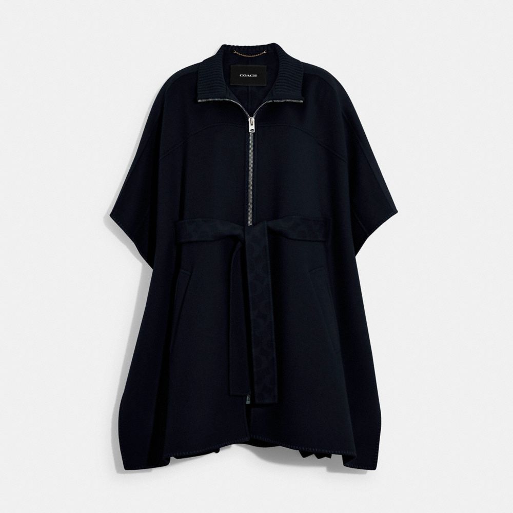 Coach duffle cape coat on sale