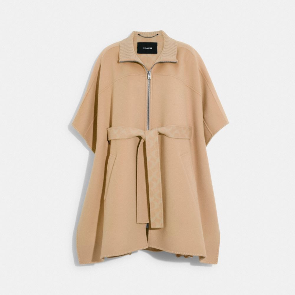 Coach store wool cape