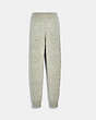 COACH®,RECYCLED CASHMERE PANTS,GREY,Front View