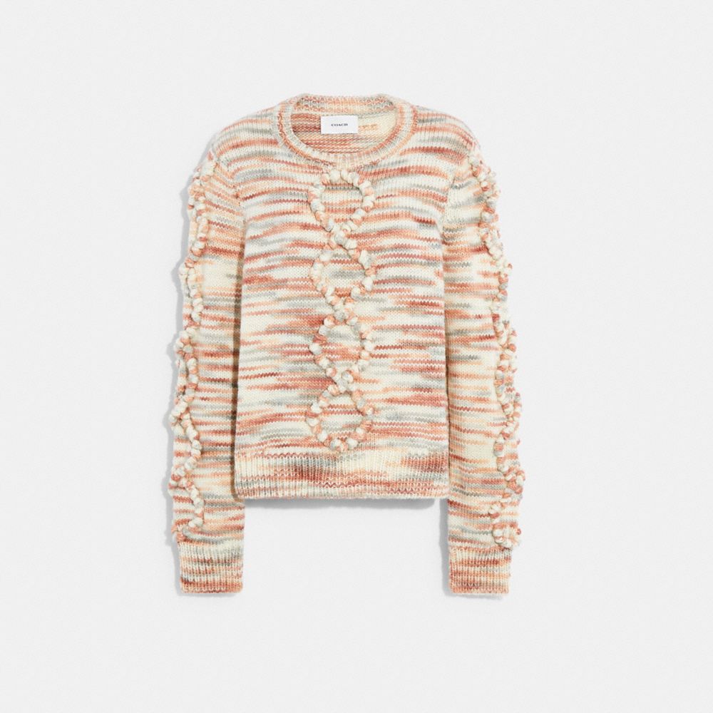 Space Dye Bobble Sweater