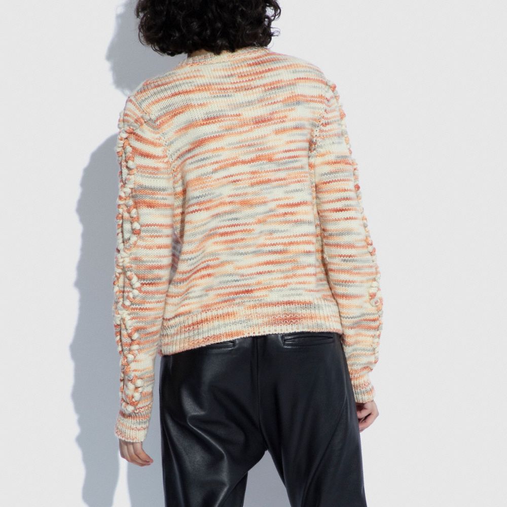 COACH®,Space Dye Bobble Sweater,,Scale View