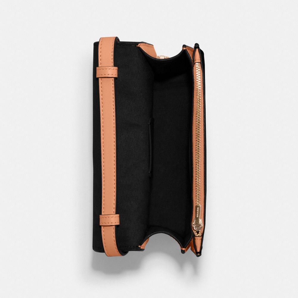 COACH®,Mini Brynn Crossbody In Signature Canvas,,Inside View,Top View