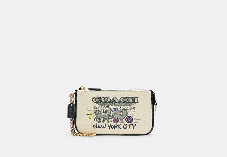 Large Wristlet With Art School Graphic