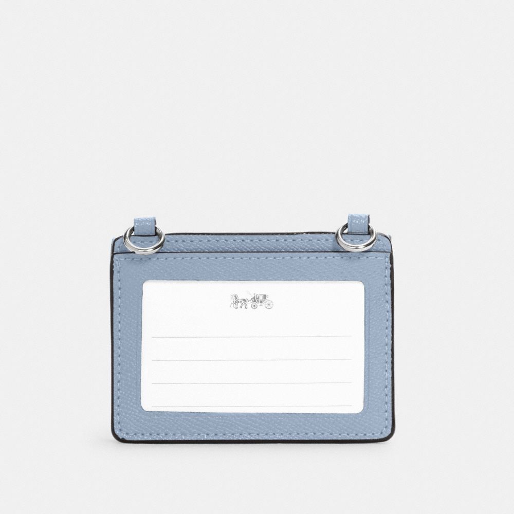 Porte-cartes à rabat sur lanière