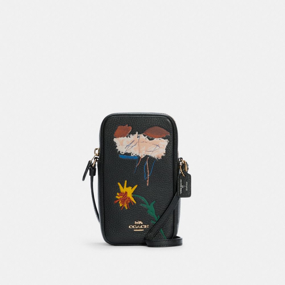 COACH® Outlet | Coach X Jean Michel Basquiat North/South Zip Crossbody