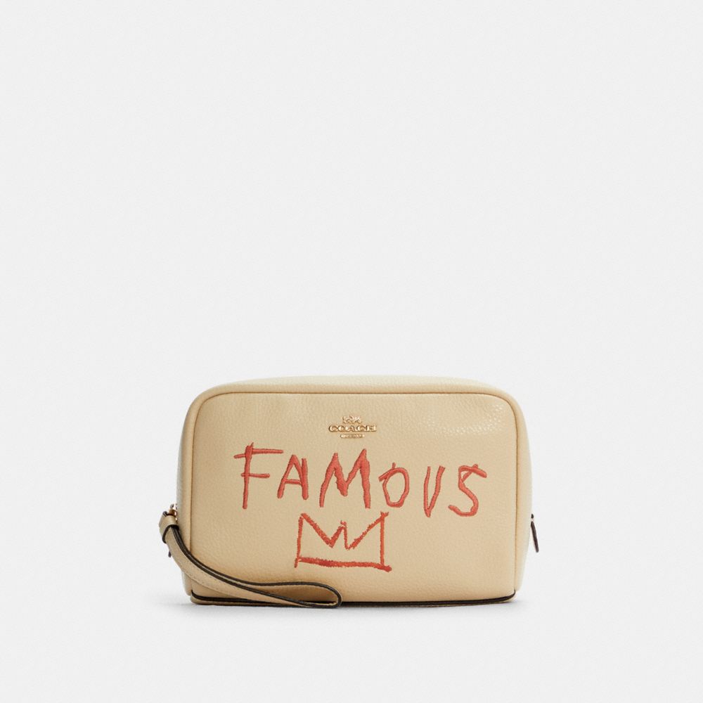 COACH Outlet Coach X Jean Michel Basquiat Boxy Cosmetic Case