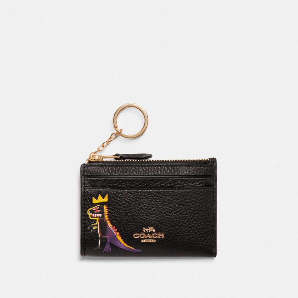 Coach x Jean Michel Basquiat Mini Skinny ID Case Keychain