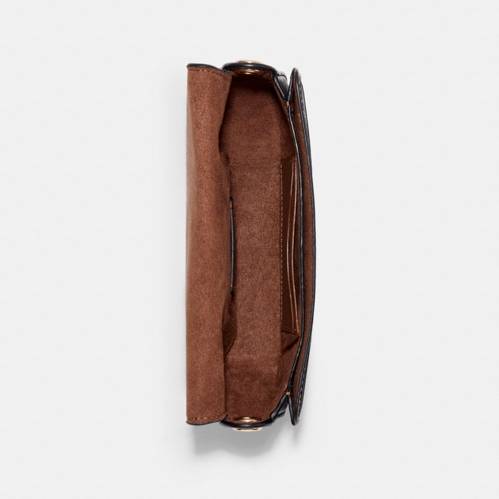 COACH®,Kleo Crossbody In Signature Canvas,,Inside View,Top View