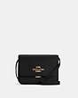 COACH®,MINI BRYNN CROSSBODY,Leather,Small,Gold/Black,Front View